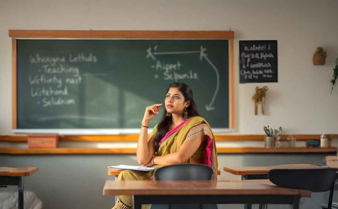 Teacher thinking about career questions